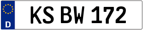 Truck License Plate